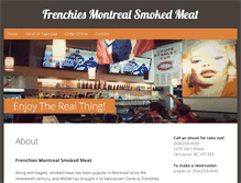 Tablet Screenshot of frenchies-diner.com